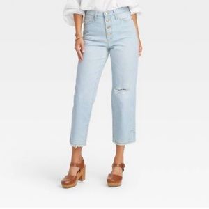 Women's High-Rise Vintage Straight Jeans - Universal Thread